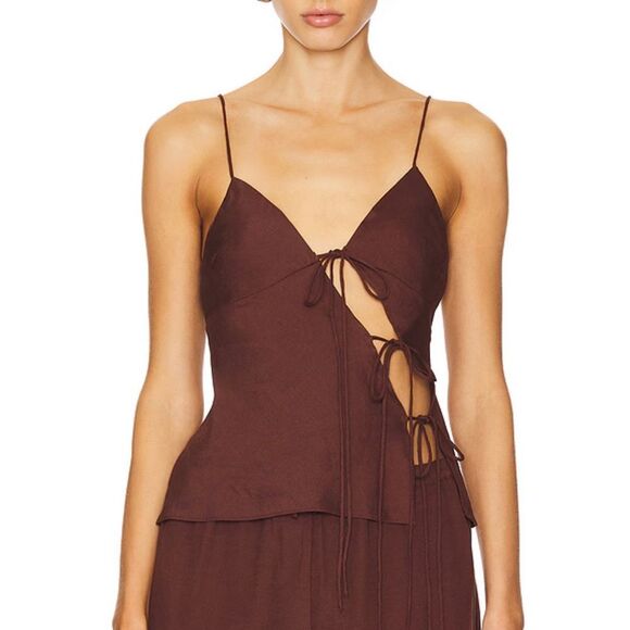 Lioness Mariah Cami in chocolate size S - Picture 1 of 6